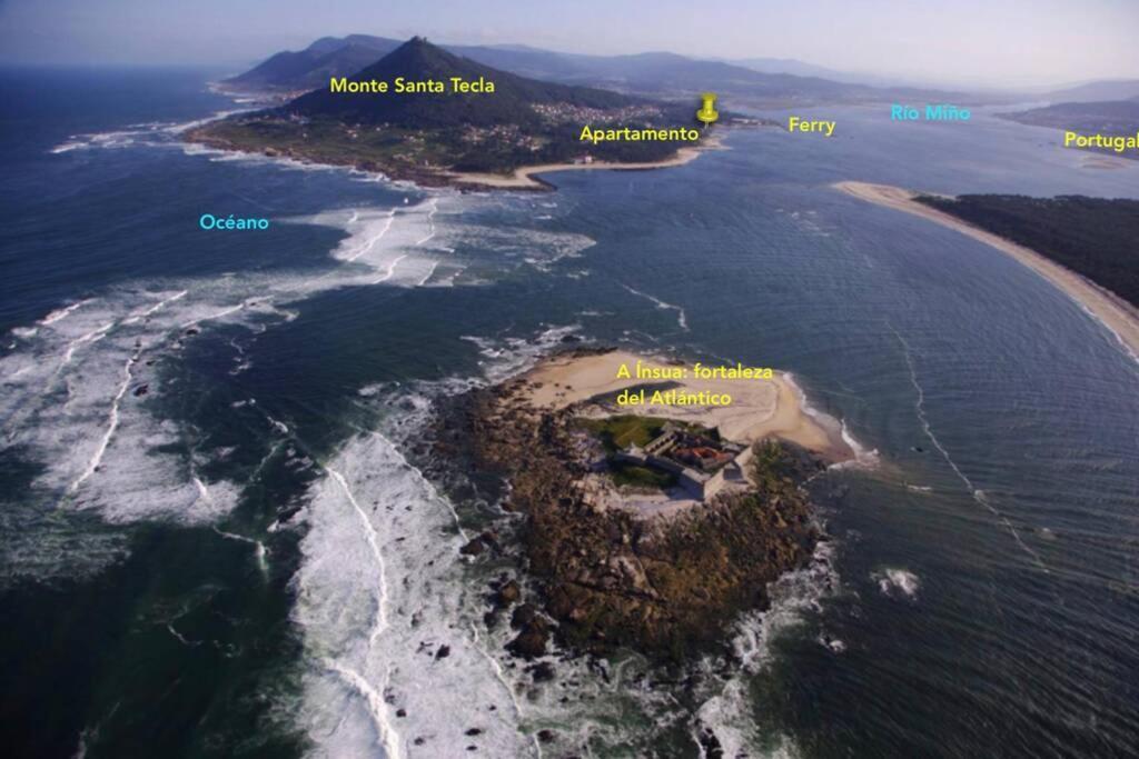 Apartamento En Primera Linea De Playa A Guarda Kültér fotó